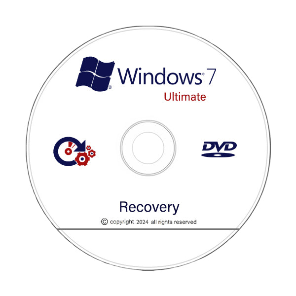 Windows 7 Ultimate Reinstall Recovery DVD