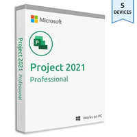 Microsoft Project 2021 Professional 5 Devices Product Key Official Download