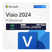 Microsoft Visio 2024 Professional Windows Lifetime Product License Key